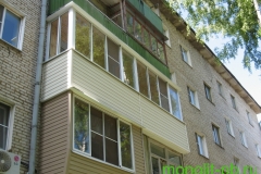 1. Отделка «под ключ» смежных балконов в «хрущевке» на ул. Л. Толстого в г. Туле
