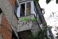 Остекление нестандартного балкона в Туле