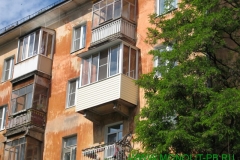 Остекление отремонтированного балкона