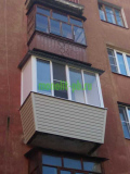 Балкон с "выносом", Тула, ул. Серова